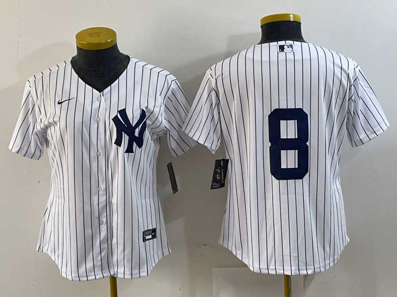 Women's New York Yankees #8 Yogi Berra White No Name Stitched Nike Cool Base Throwback Jersey,We sell and wholesale Women's New York Yankees #8 Yogi Berra White No Name Stitched Nike Cool Base Throwback Jersey on line form chian!